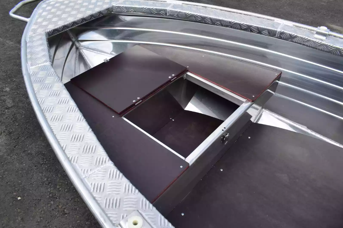 Алюминиевая лодка Wyatboat-390Р Увеличенный борт в Кисловодске