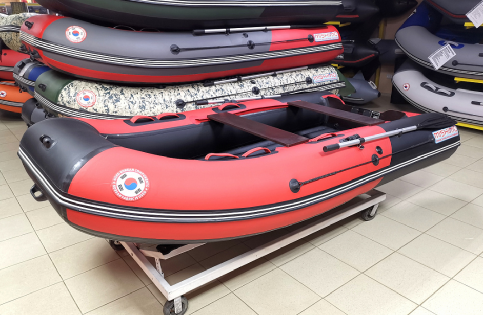 КОМПЛЕКТ Лодка MISHIMO PRO 350 + ЛОДОЧНЫЙ МОТОР MARLIN MP 9.9 (20) AMHS PRO в Кисловодске