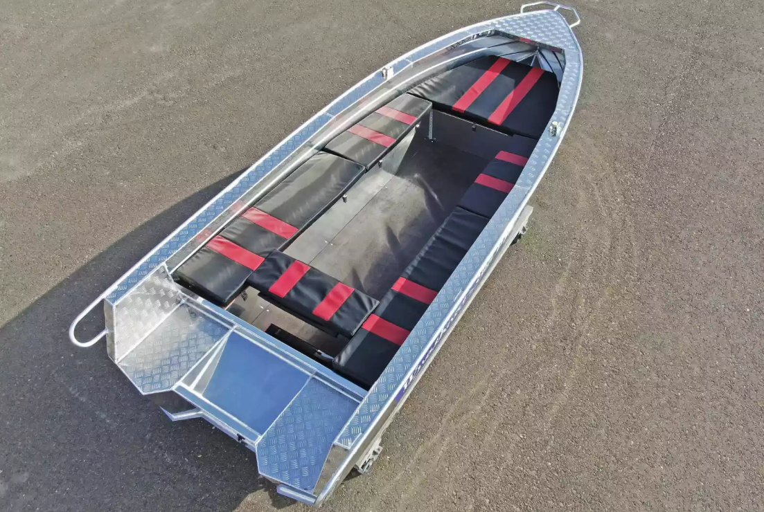 Алюминиевая лодка Wyatboat-390РМ увеличенный борт в Кисловодске