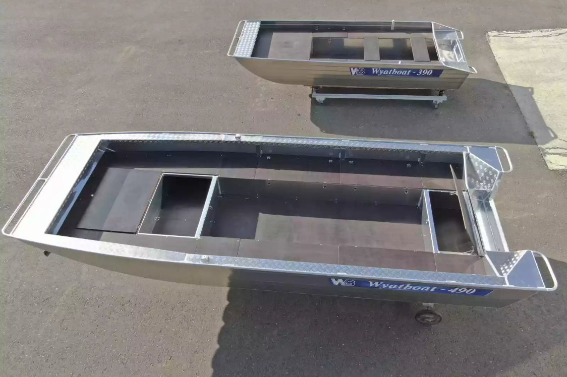Алюминиевая лодка Wyatboat-490 Jonboat в Кисловодске