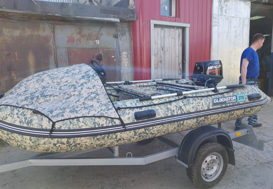 НАДУВНАЯ ЛОДКА GLADIATOR C370AL в Кисловодске