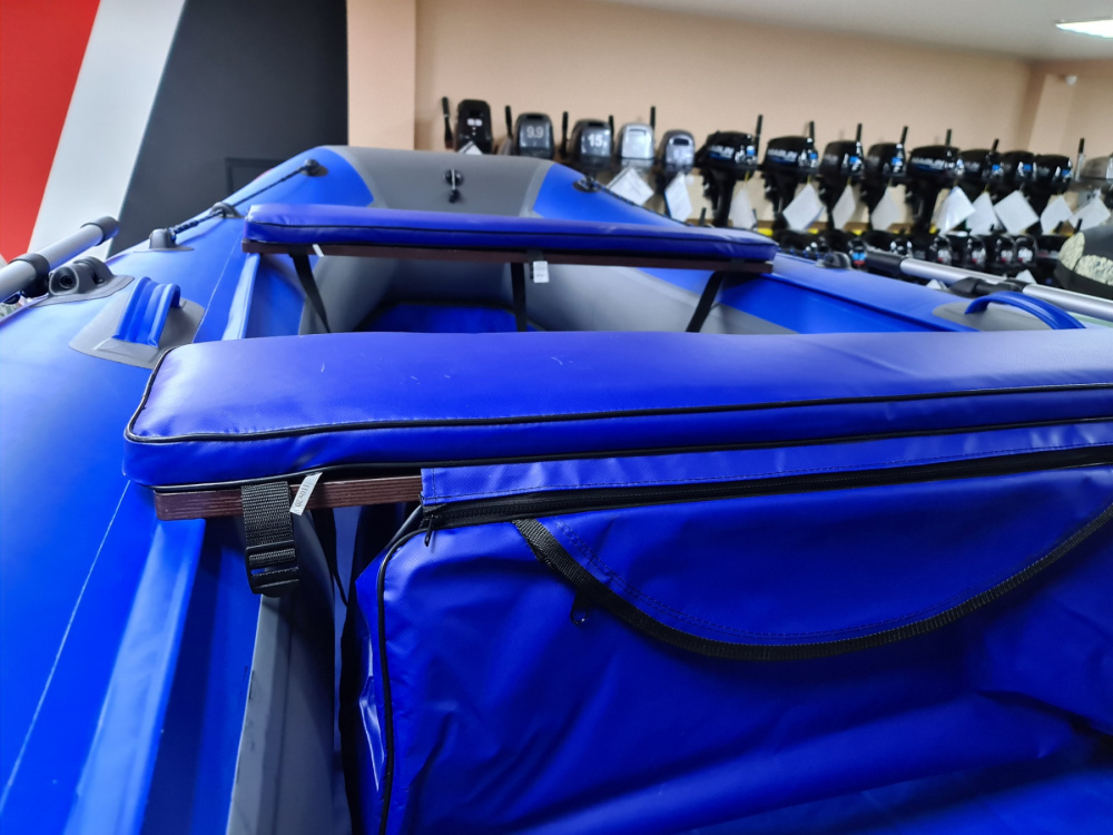 КОМПЛЕКТ МЯГКИХ НАКЛАДОК С СУМКОЙ ДЛЯ ЛОДОК 90Х20 СИНИЙ в Кисловодске