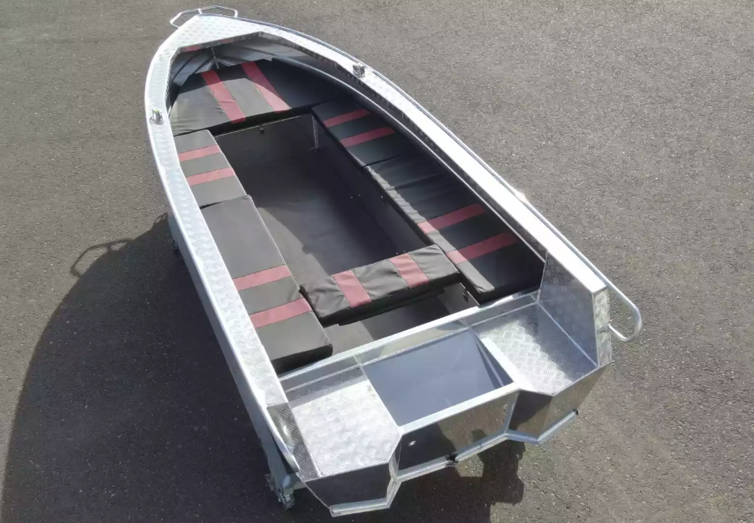 Алюминиевая лодка Wyatboat-390РМ увеличенный борт в Кисловодске