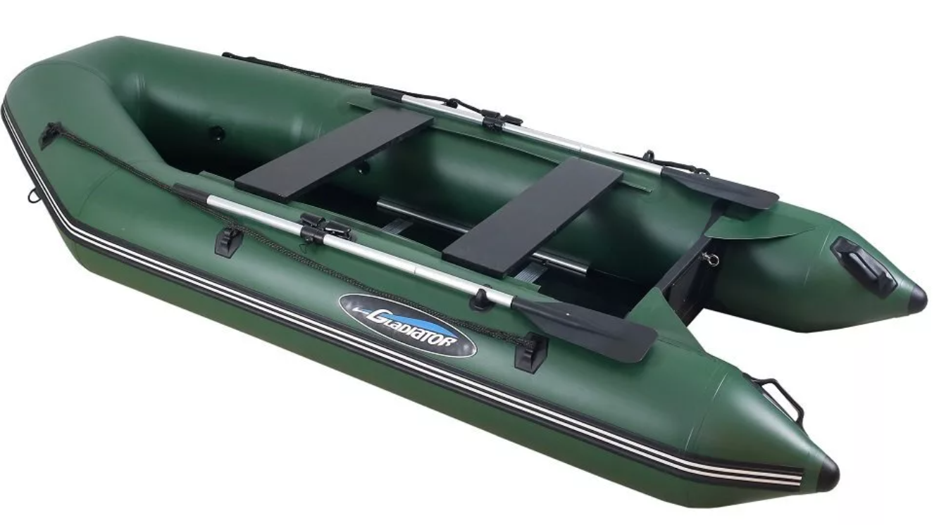 МОТОРНО-ГРЕБНАЯ ЛОДКА ПВХ GLADIATOR A 280 ТК С ФАНЕРНЫМ ДНОМ в Кисловодске