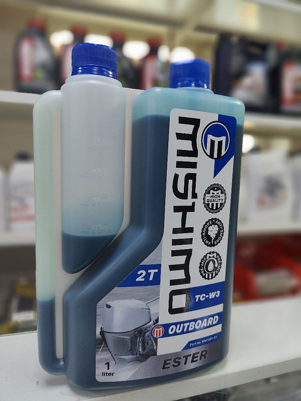 Масло MISHIMO 2T OUTBOARD (ESTER) полусинтетика 1 л в Кисловодске