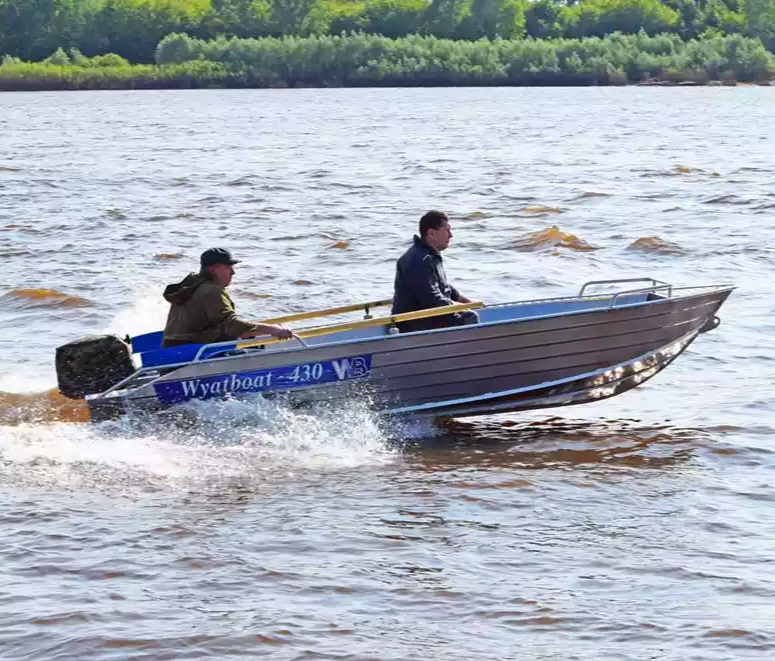Алюминиевая лодка  Wyatboat-430М в Кисловодске