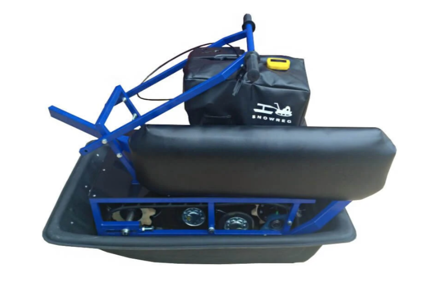 Мини-мотобуксировщик Альбатрос-М с фарой в Кисловодске