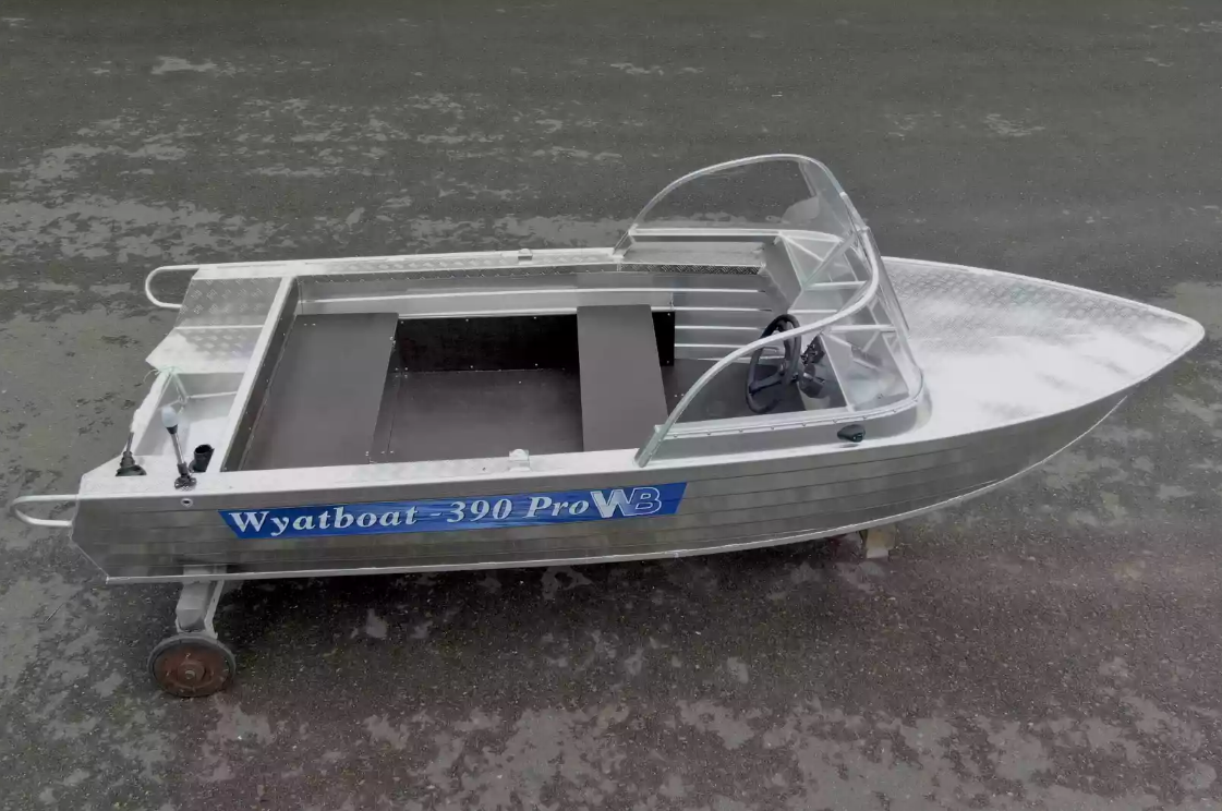 Алюминиевая лодка Wyatboat-390 Pro в Кисловодске