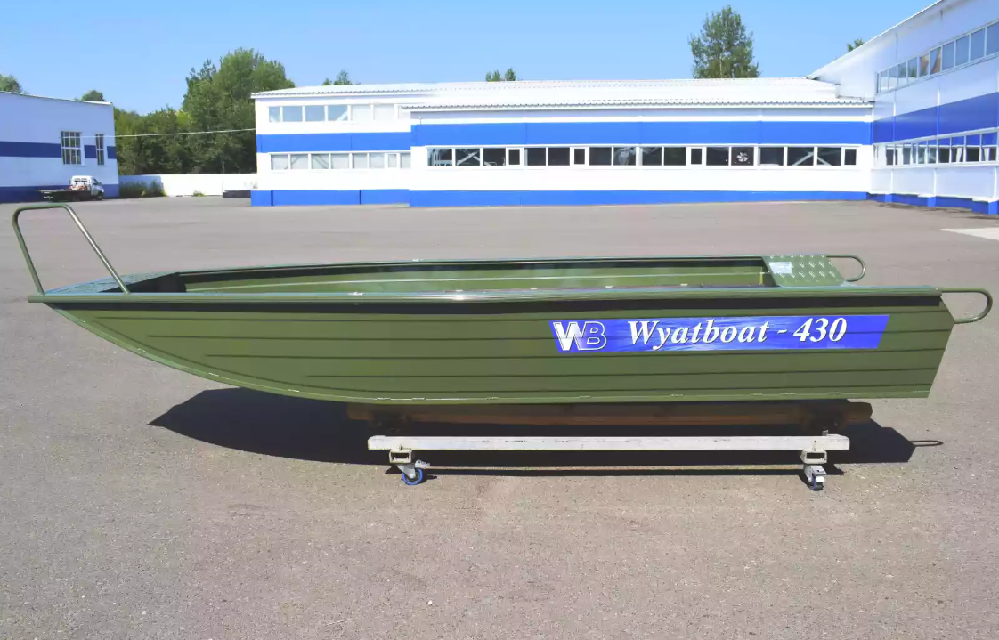 Алюминиевая лодка  Wyatboat-430 Master Fish в Кисловодске