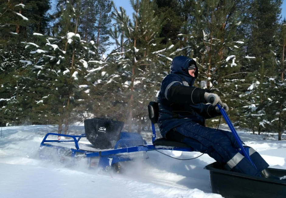 Мотобуксировщик толкач Альбатрос-XL8 с модулем. Без фары, склизы в Кисловодске
