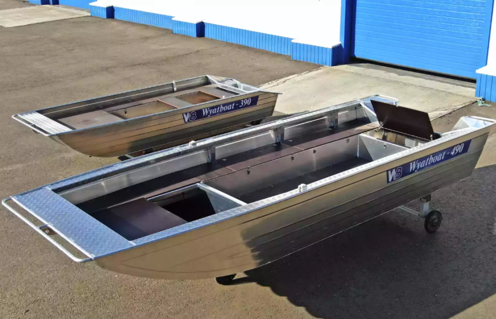 Алюминиевая лодка Wyatboat-490 Jonboat в Кисловодске