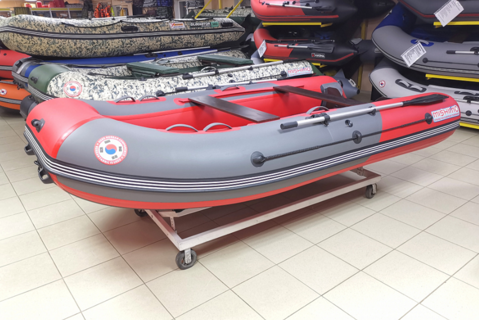 КОМПЛЕКТ Лодка MISHIMO PRO 350 + ЛОДОЧНЫЙ МОТОР MARLIN MP 9.9 (20) AMHS PRO в Кисловодске