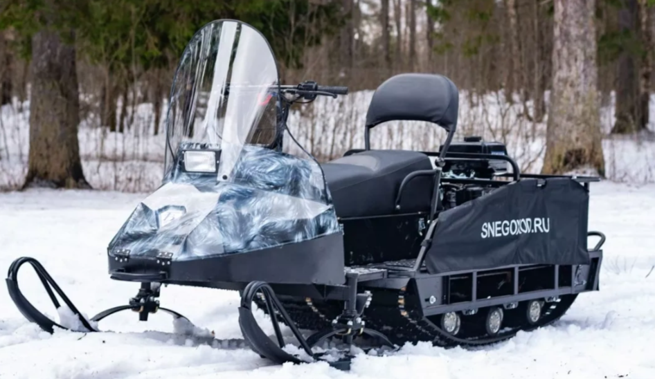 Миниснегоход Егерь Экспедитор 20 л.с. , реверс, тормоз, капот белый в Кисловодске