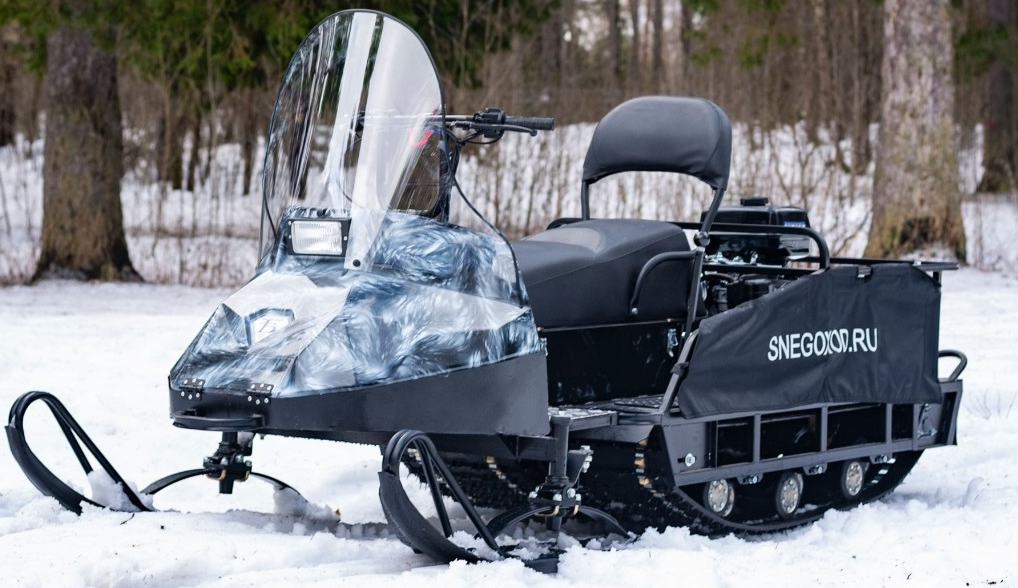 Миниснегоход Бурлак Егерь Экспедитор 15 л.с. , реверс, тормоз, капот белый в Кисловодске