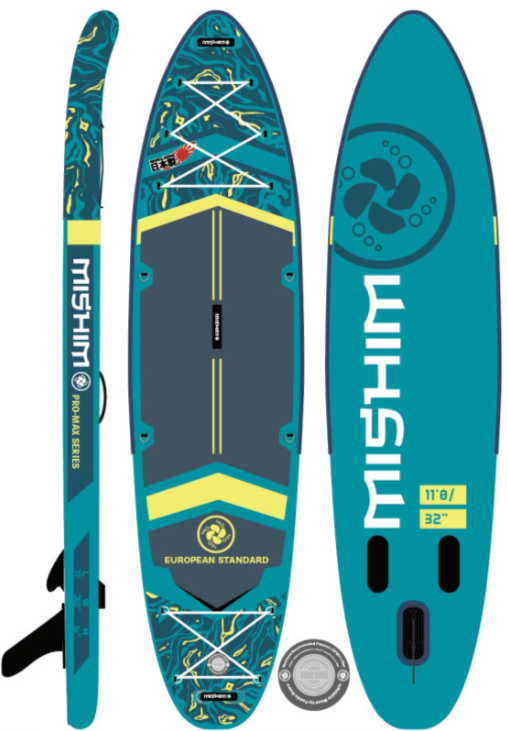 SUP (САП) Доска MISHIMO PRO-MAX Light Teal 12,6’ (385см) в Кисловодске