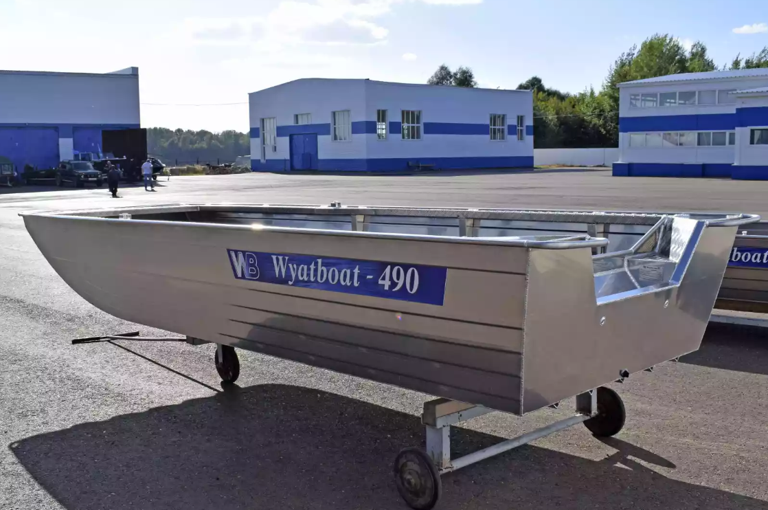 Алюминиевая лодка Wyatboat-490 Jonboat в Кисловодске