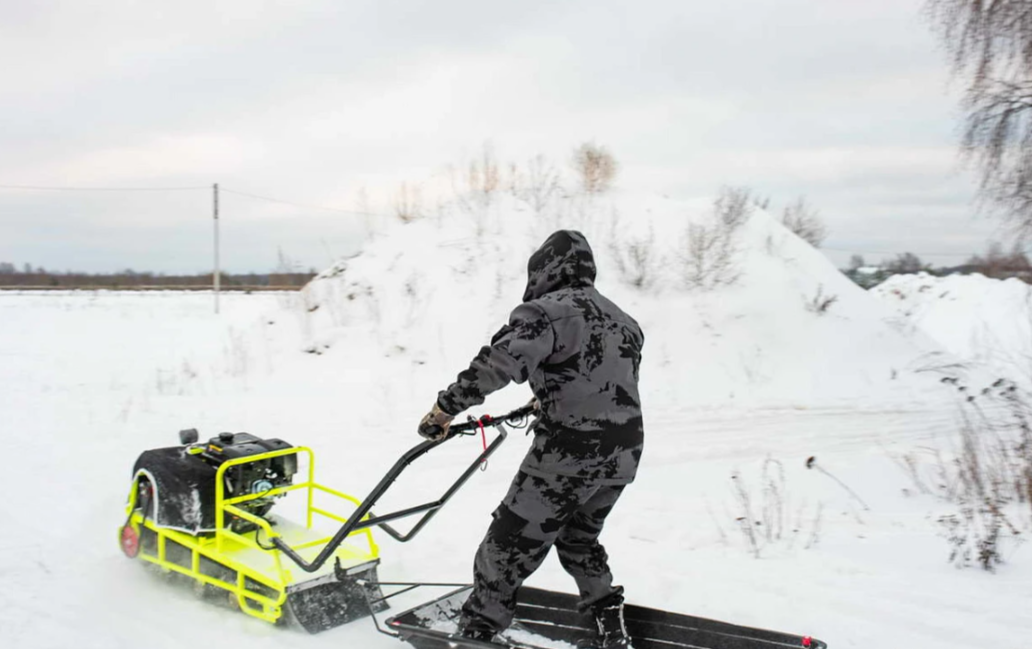Мотобуксировщик Бурлак ХОЗЯИН-1 (капот металл) в Кисловодске