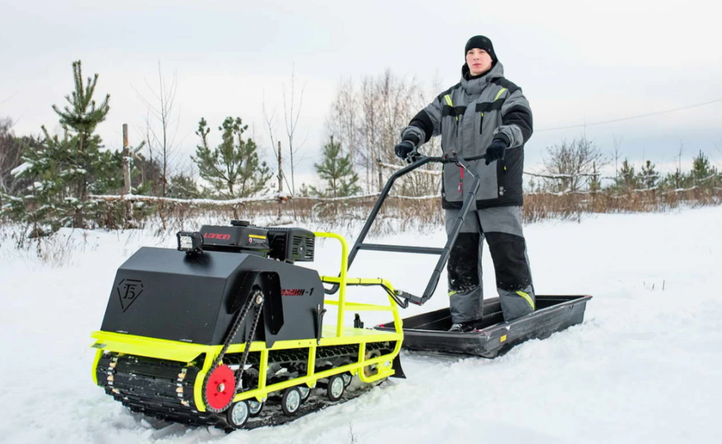 Мотобуксировщик Бурлак ХОЗЯИН-1 (капот металл) в Кисловодске