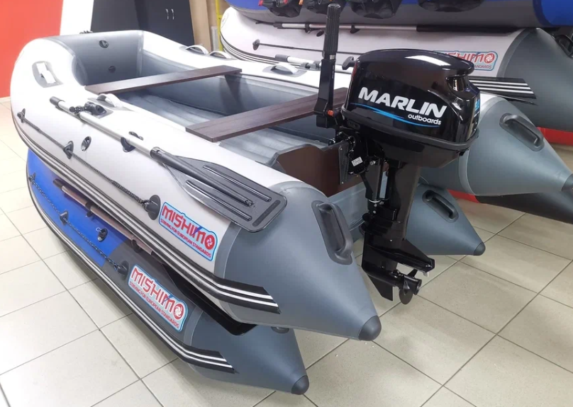КОМПЛЕКТ ЛОДКА MISHIMO LITE 350 + МОТОР 9,8 Л.С. в Кисловодске