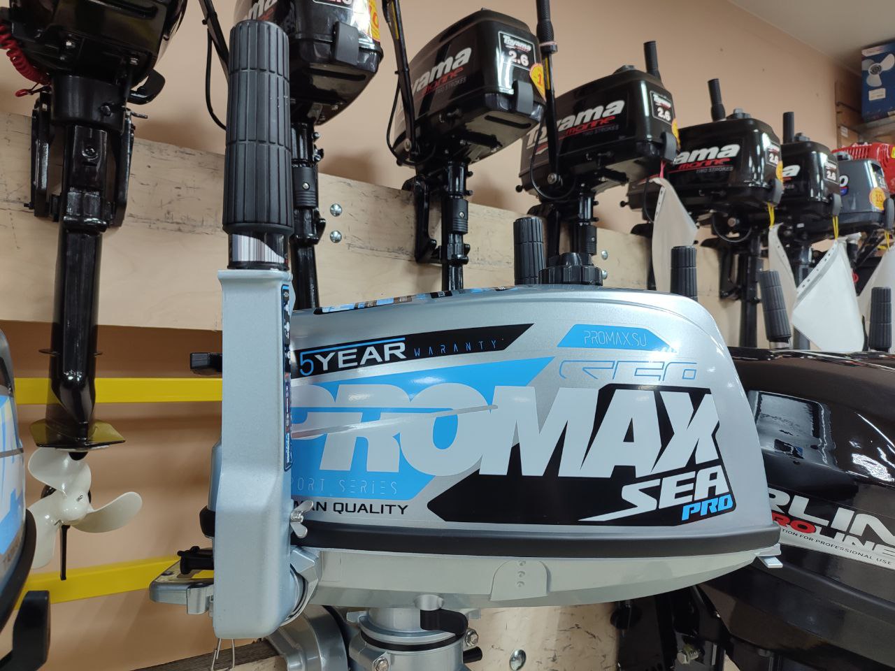 Лодочный мотор PROMAX SP5FHS (внешний бак 12 л) в Кисловодске