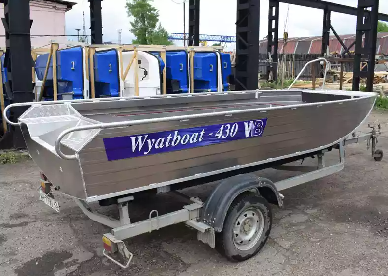 Алюминиевая лодка  Wyatboat-430 Master в Кисловодске