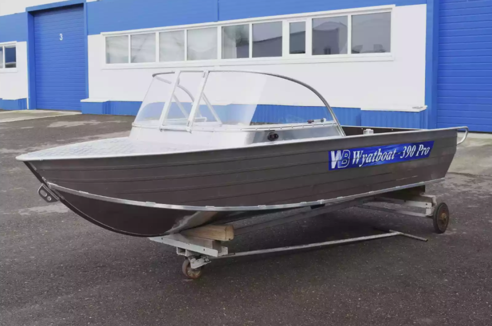 Алюминиевая лодка Wyatboat-390 Pro в Кисловодске