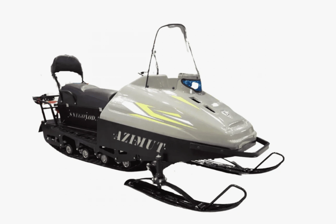 Миниснегоход Бурлак Азимут 20 л.с. , эл.запуск, реверс, тормоз гидравл, капот серый в Кисловодске