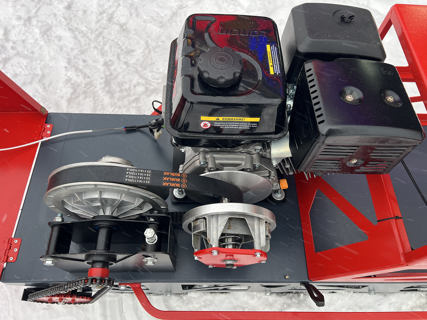 Мотобуксировщик EX-MOTO SNOWDOG S500 15л.с в Кисловодске