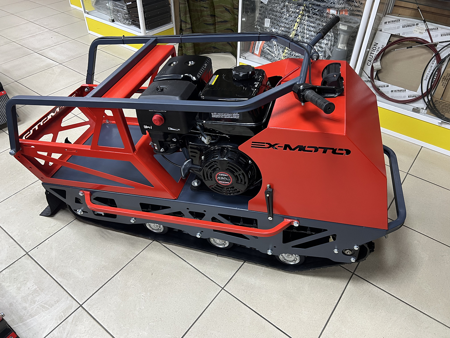 Мотобуксировщик EX-MOTO SNOWDOG S500 15л.с в Кисловодске