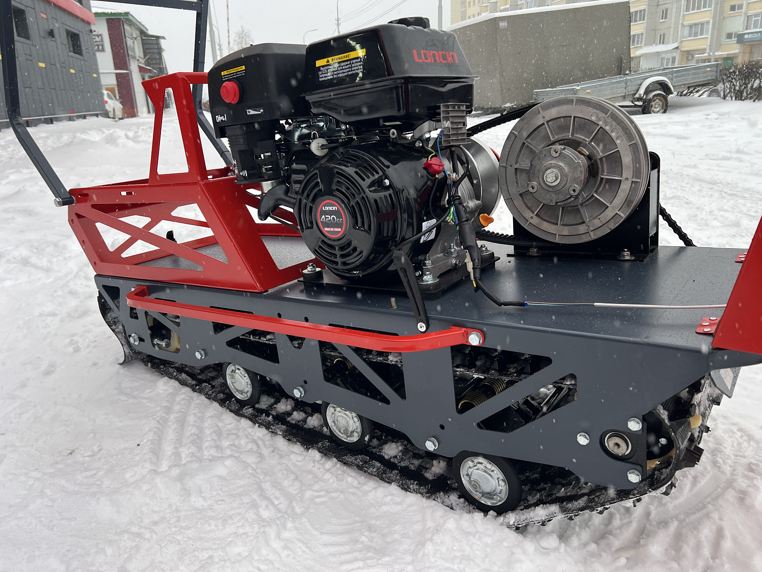 Мотобуксировщик EX-MOTO SNOWDOG S500 15л.с в Кисловодске