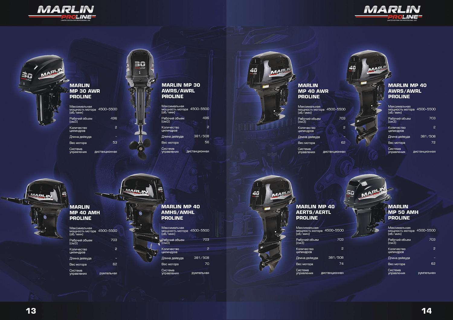 Лодочный мотор MARLIN PROLINE MP 9,8 AMHS в Кисловодске