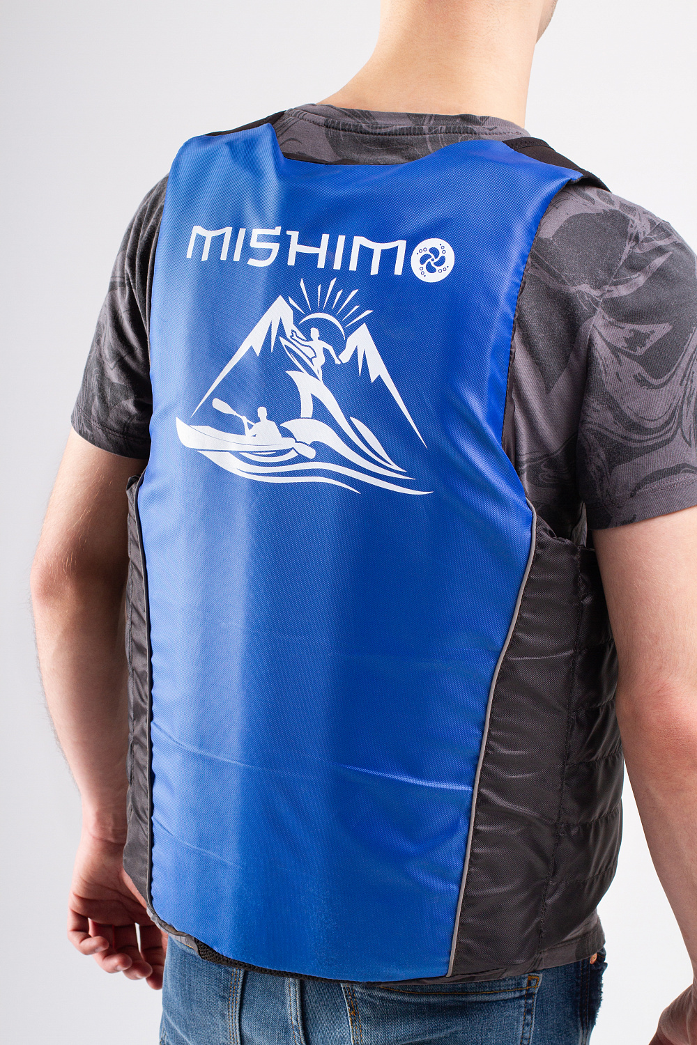Жилет спасательный MISHIMO PRO Премиум качества Черно-синий в Кисловодске