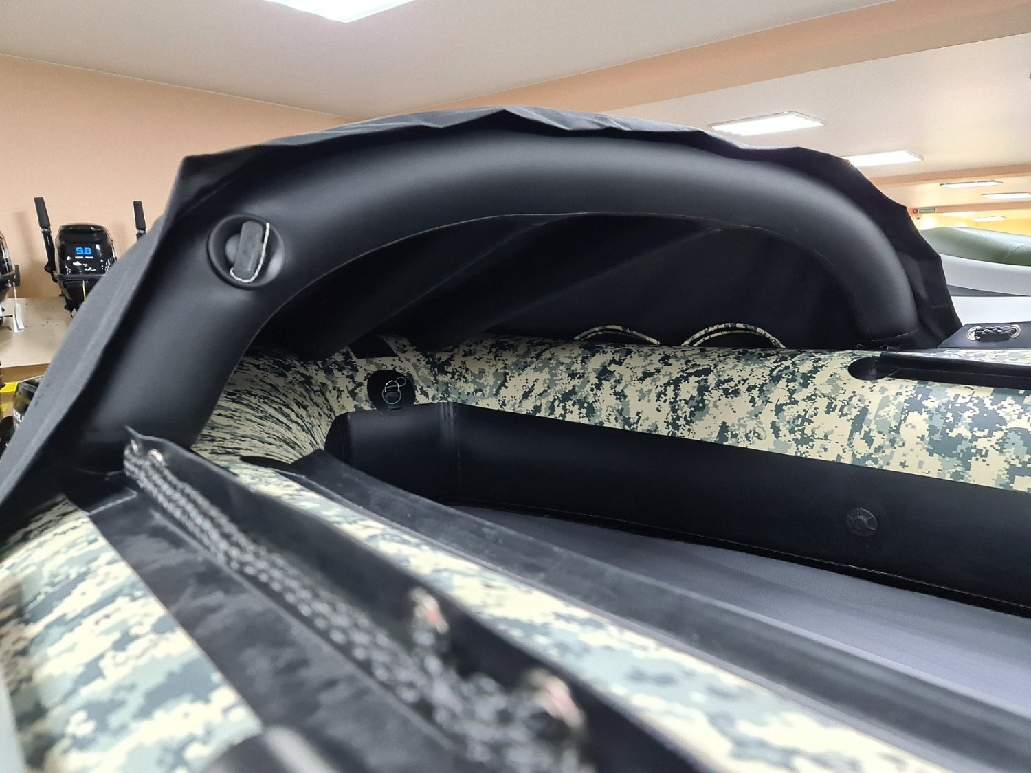 КОМПЛЕКТ НОСОВОГО ТЕНТА К ЛОДКЕ SMARINE AIR MAX 380 ЧЕРНЫЙ в Кисловодске