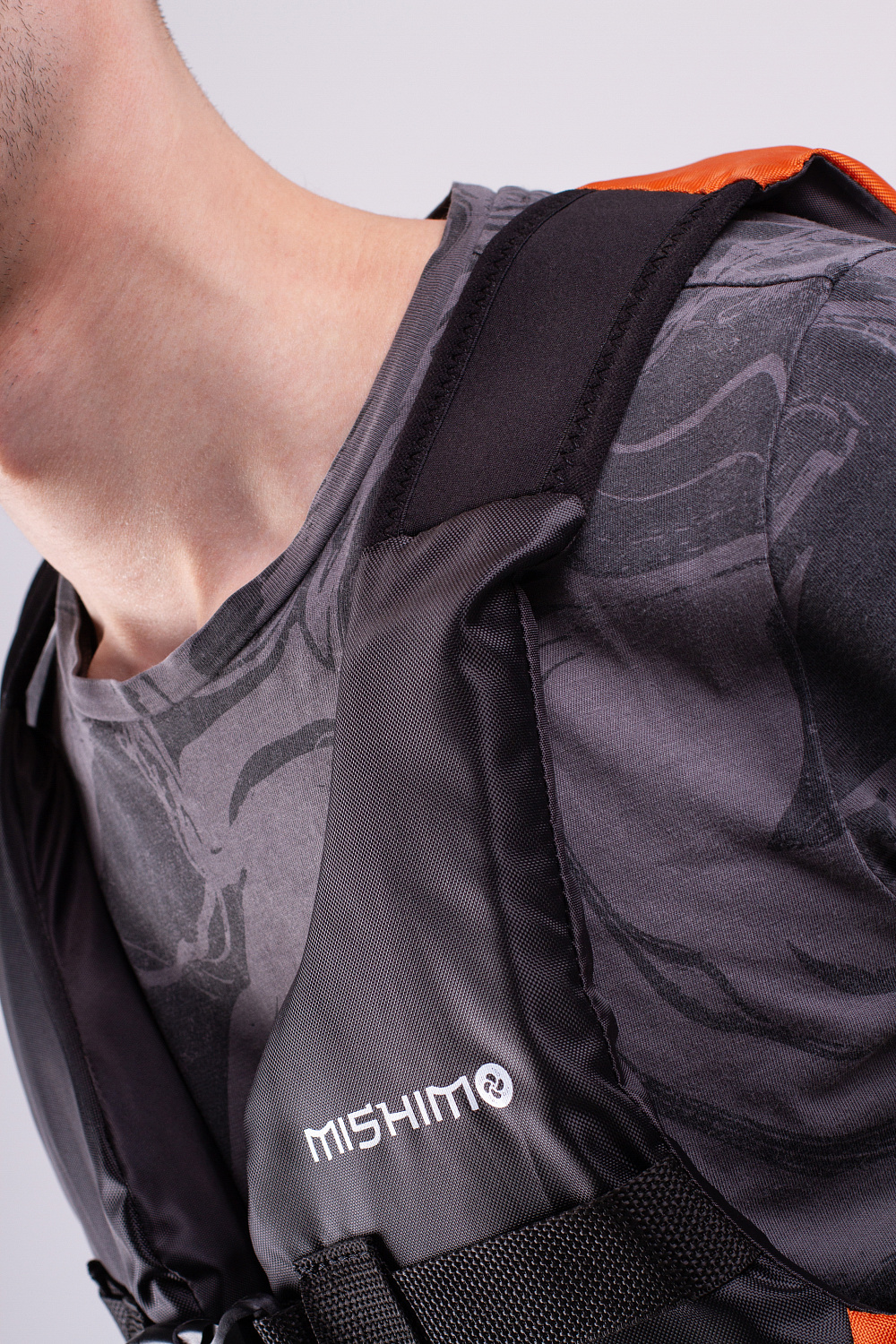 Жилет спасательный MISHIMO PRO Премиум качества Черно-оранжевый в Кисловодске